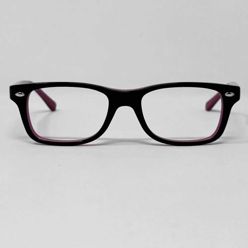Ray-Ban RB1531 3702 Black Violet Kids Eyeglass Frames 46-16-125 Authentic